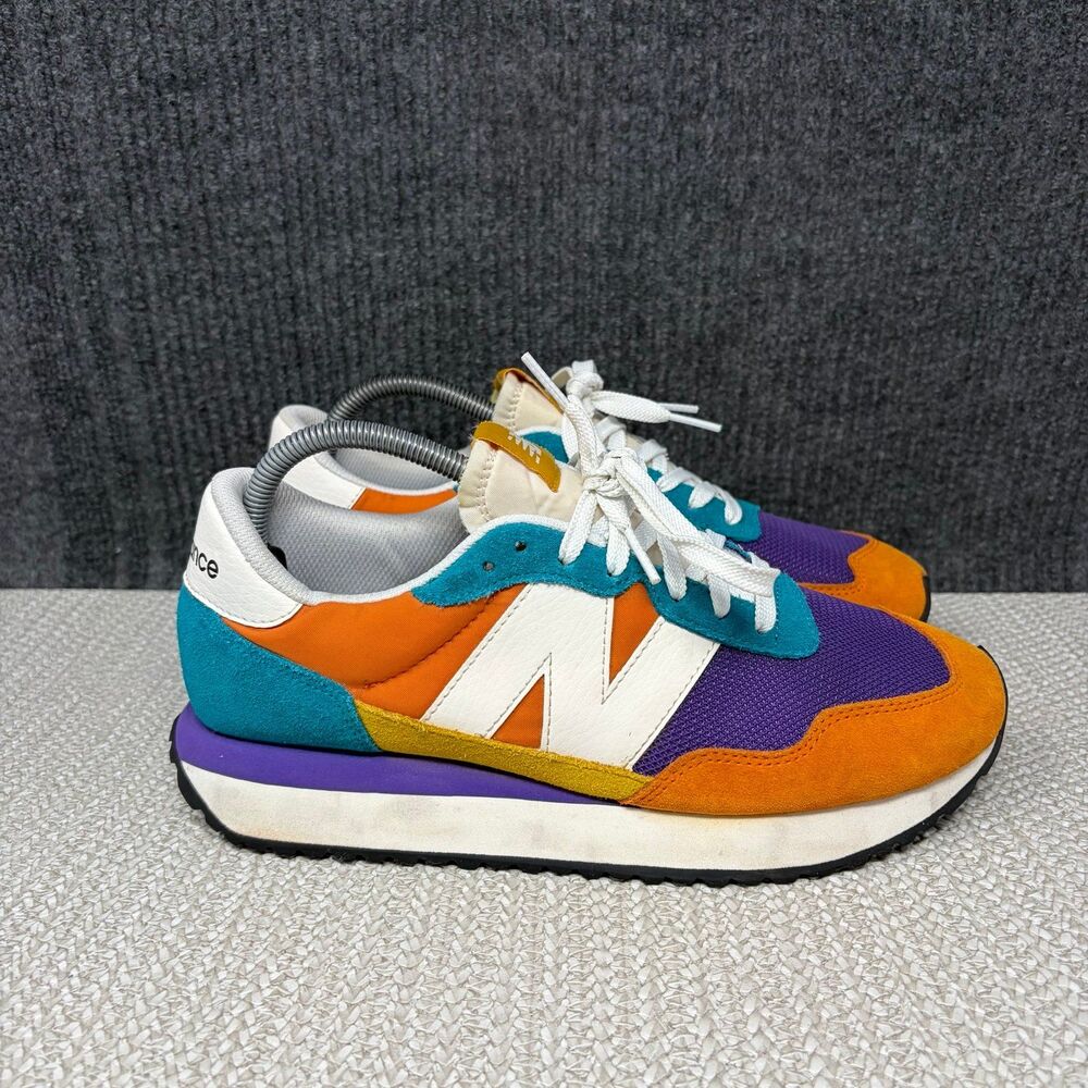 New Balance 237 Vintage Orange Team Teal Athletic Shoes Women’s 10 WS237PK1